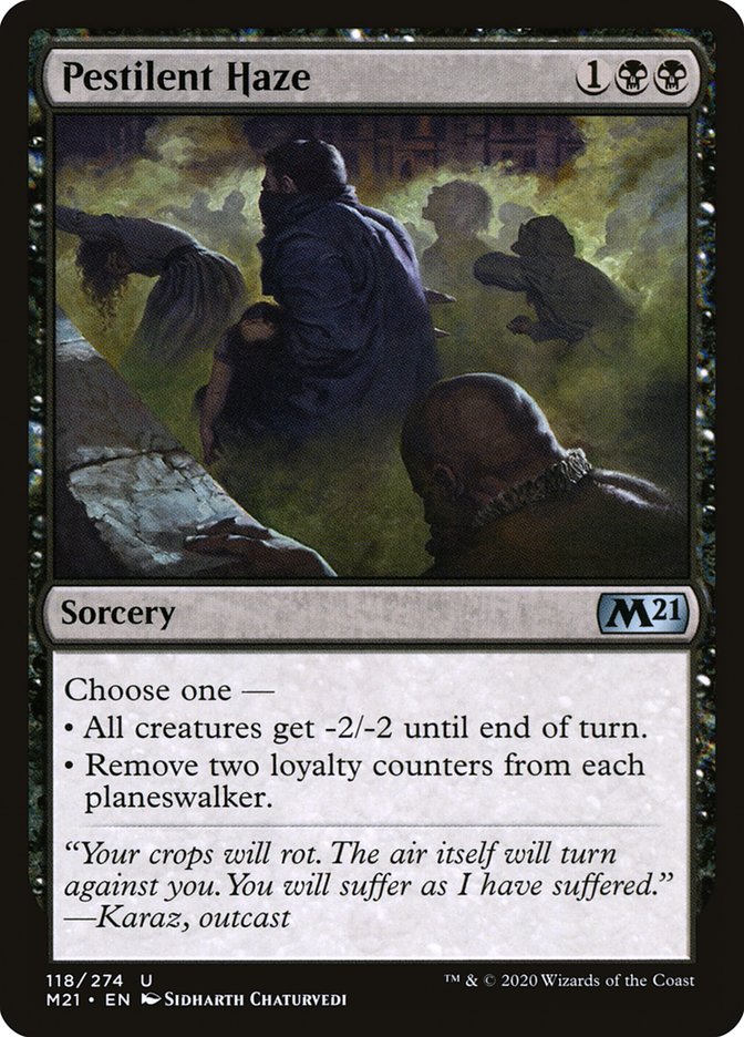 Pestilent Haze [Core Set 2021] | Webway Games
