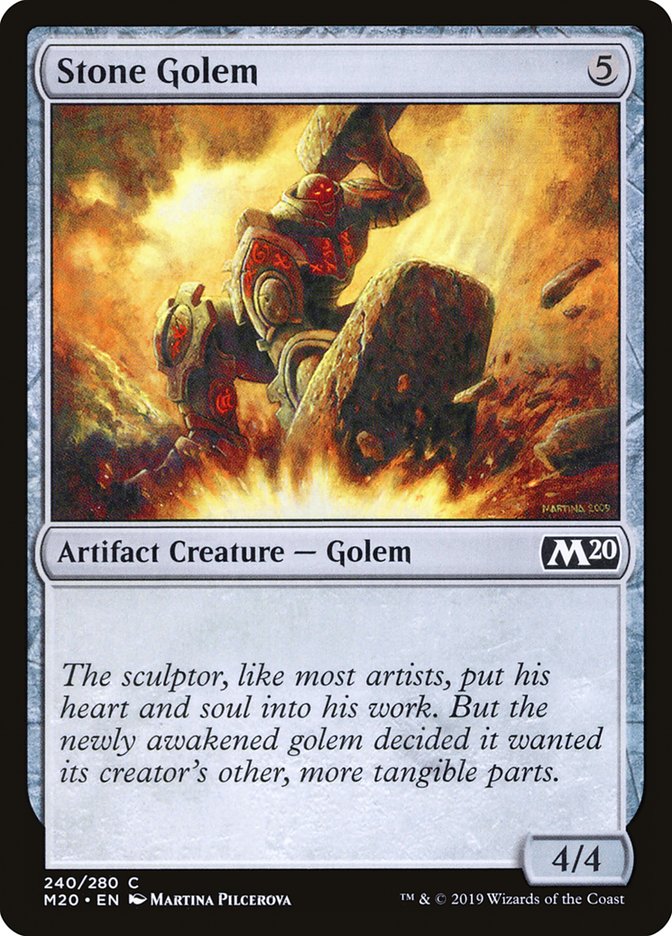 Stone Golem [Core Set 2020] | Webway Games