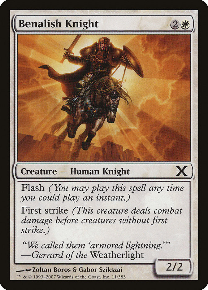 Benalish Knight [Tenth Edition] | Webway Games