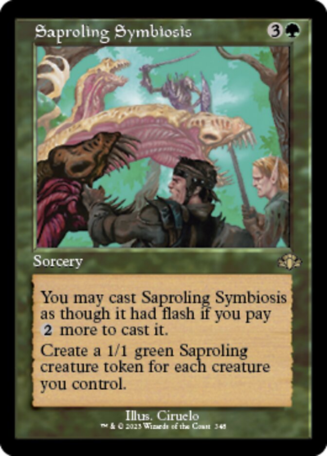 Saproling Symbiosis (Retro) [Dominaria Remastered] | Webway Games