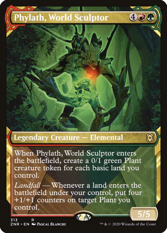 Phylath, World Sculptor (Showcase) [Zendikar Rising] | Webway Games