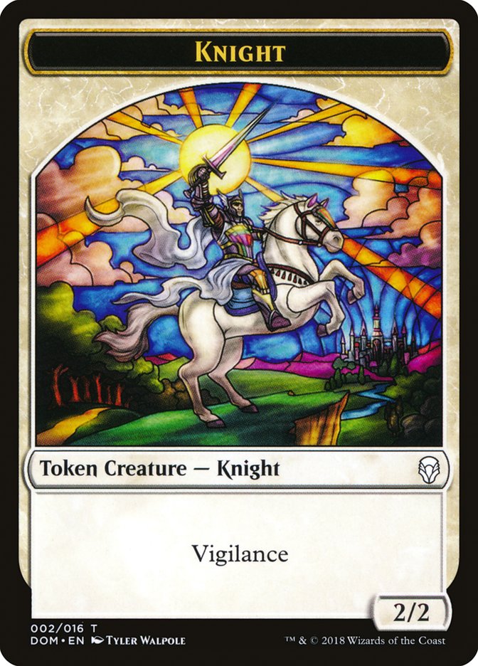 Knight (002/016) [Dominaria Tokens] | Webway Games