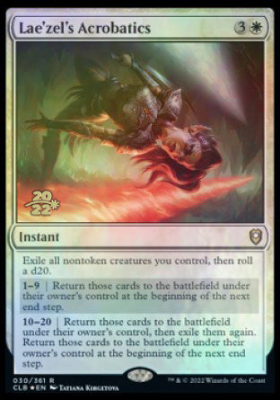 Lae'zel's Acrobatics [Commander Legends: Battle for Baldur's Gate Prerelease Promos] | Webway Games