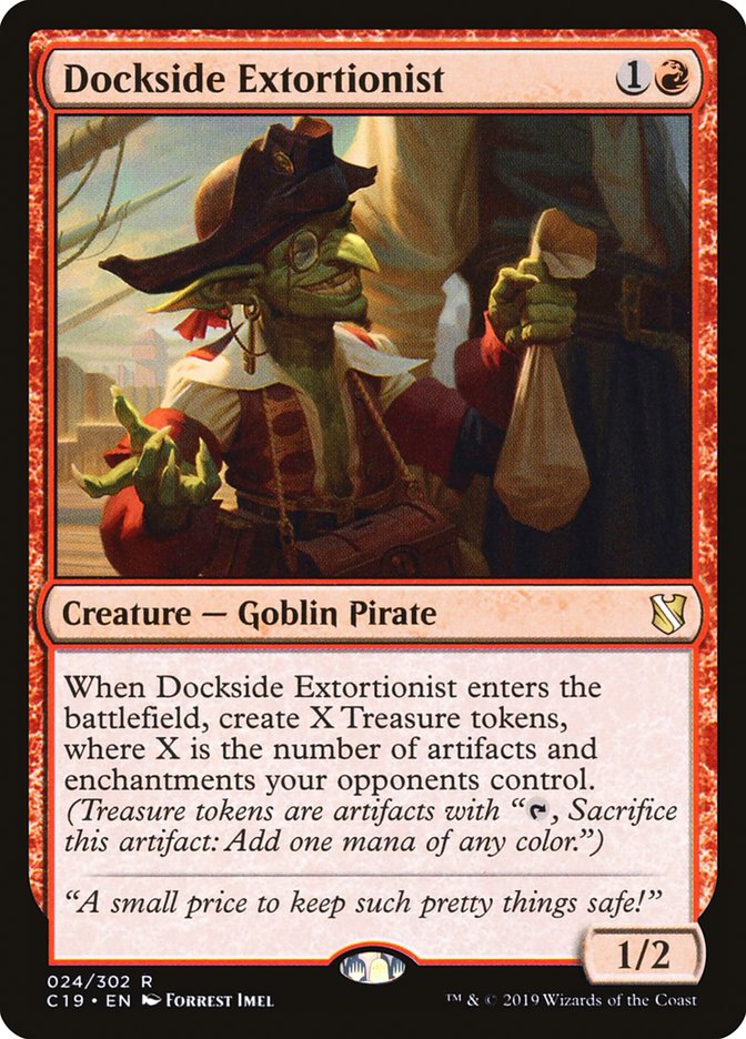 Dockside Extortionist [Commander 2019] | Webway Games