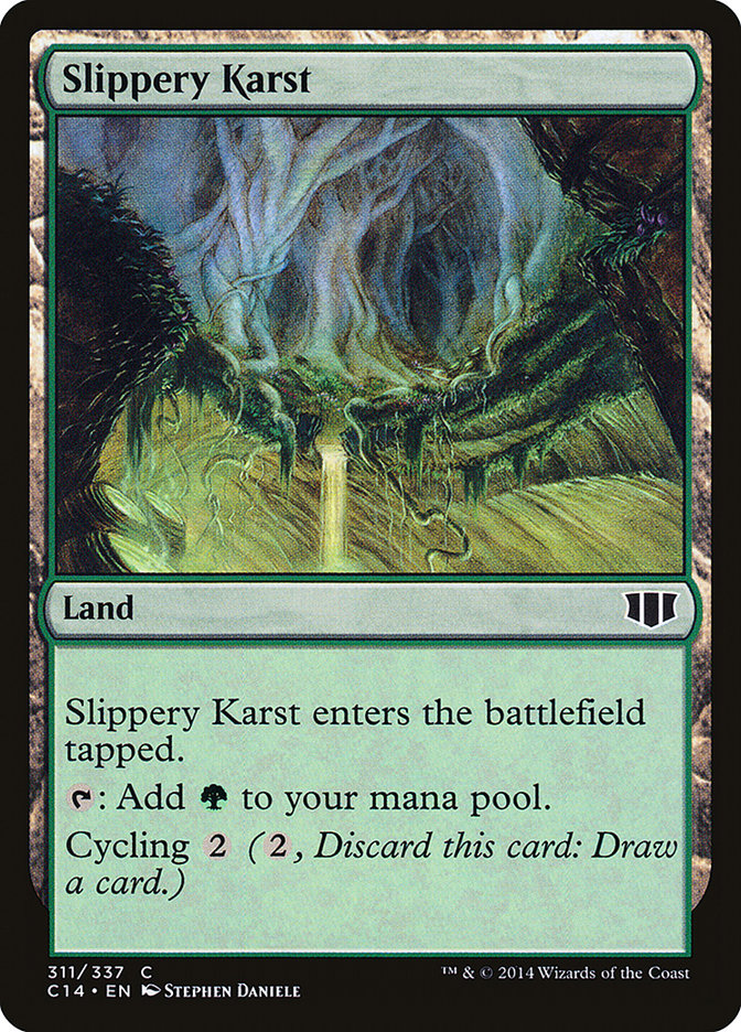 Slippery Karst [Commander 2014] | Webway Games