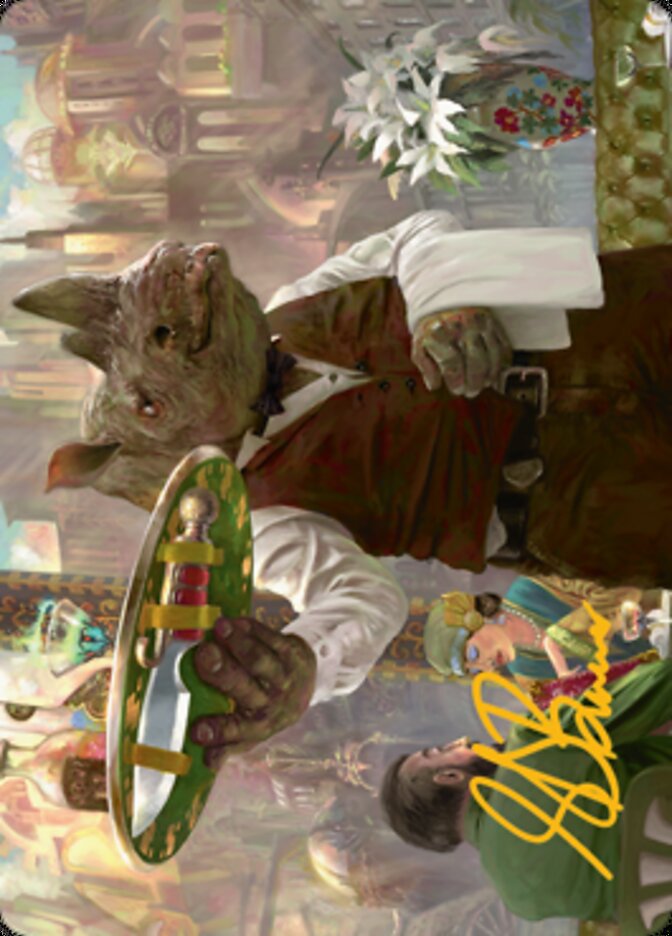 Killer Service Art Card (Gold-Stamped Signature) [Streets of New Capenna Art Series] | Webway Games