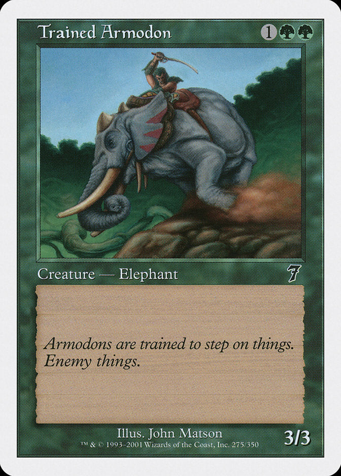 Trained Armodon [Seventh Edition] | Webway Games