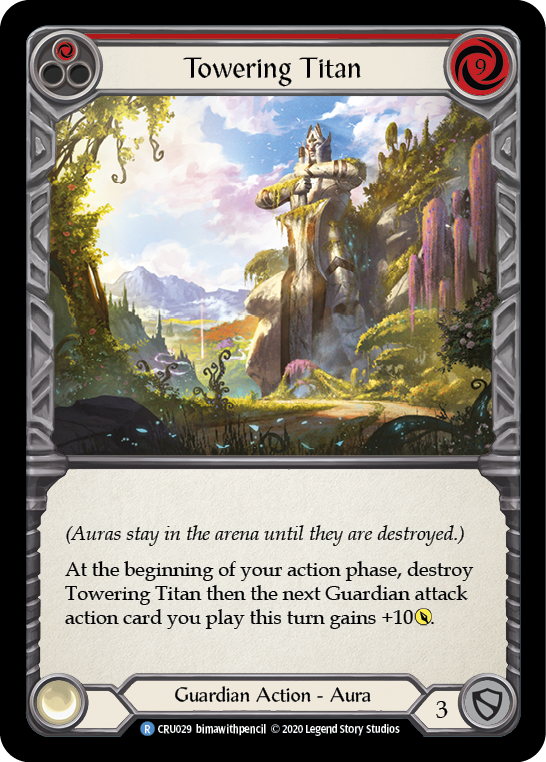 Towering Titan (Red) [CRU029] 1st Edition Normal | Webway Games