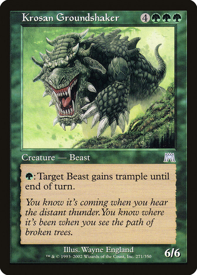 Krosan Groundshaker [Onslaught] | Webway Games