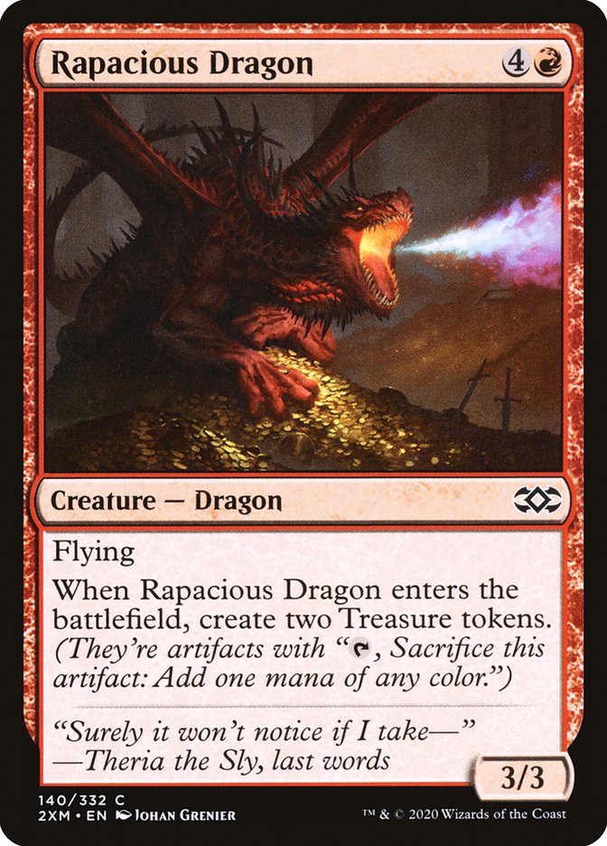 Rapacious Dragon [Double Masters] | Webway Games