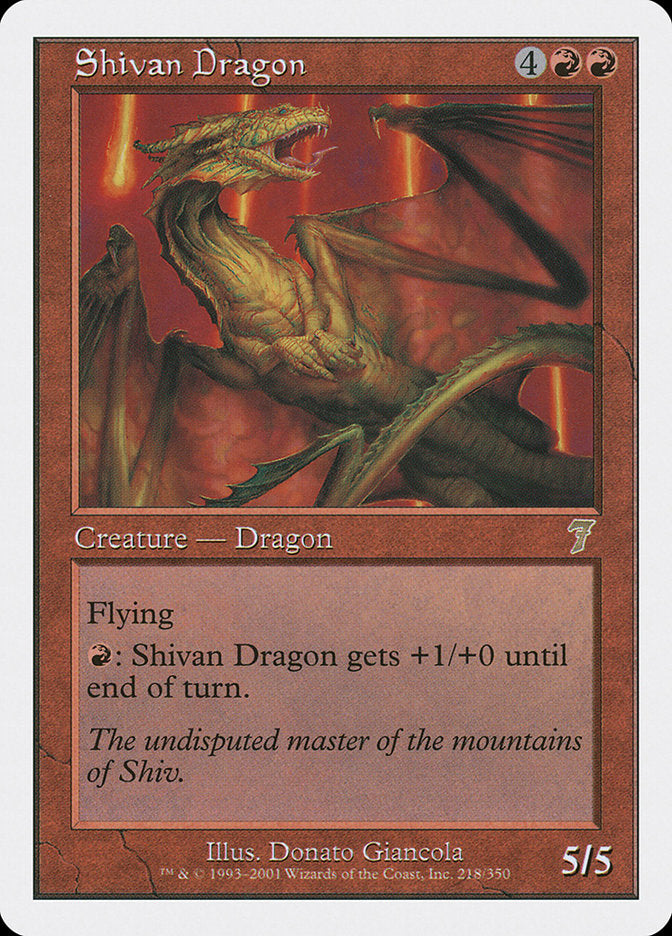 Shivan Dragon [Seventh Edition] | Webway Games