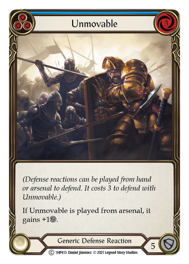 Unmovable (Blue) [1HP413] | Webway Games