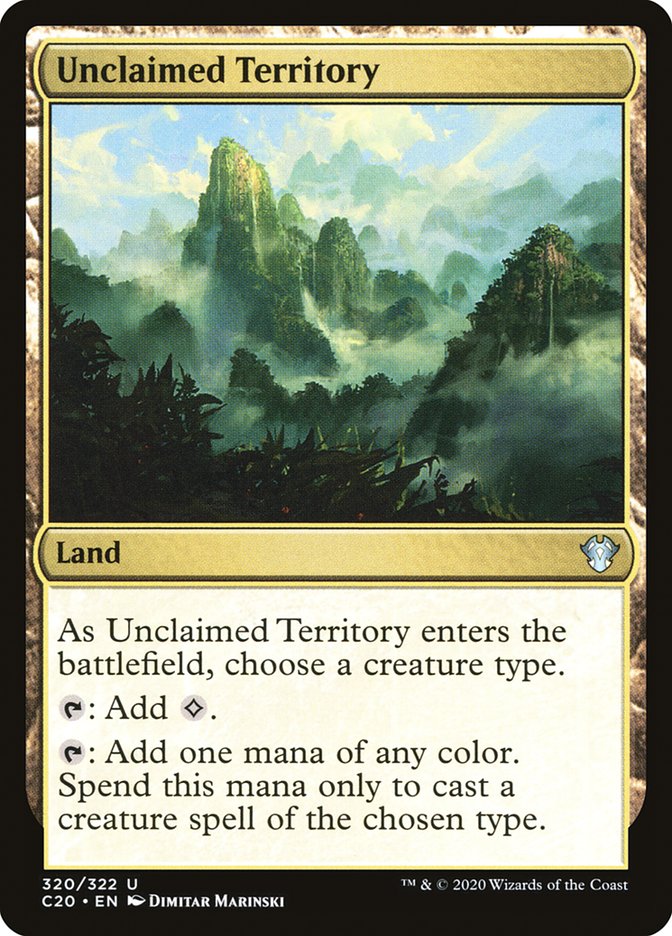 Unclaimed Territory [Commander 2020] | Webway Games