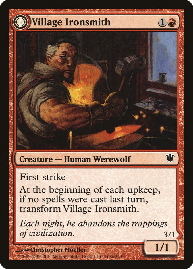 Village Ironsmith // Ironfang [Innistrad] | Webway Games
