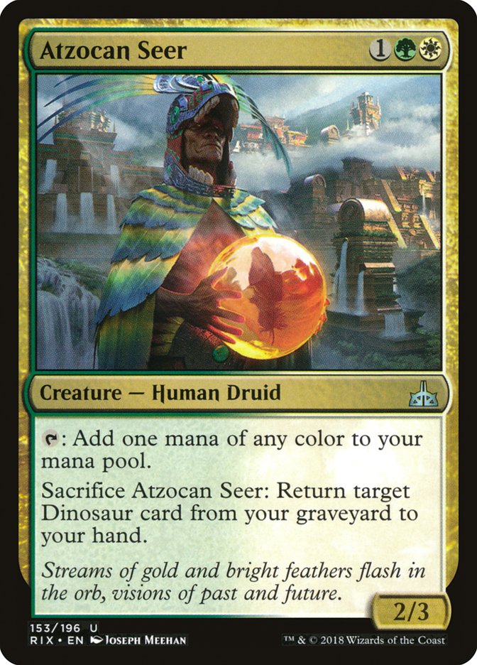 Atzocan Seer [Rivals of Ixalan] | Webway Games