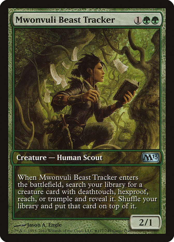 Mwonvuli Beast Tracker (Game Day) [Magic 2013 Promos] | Webway Games
