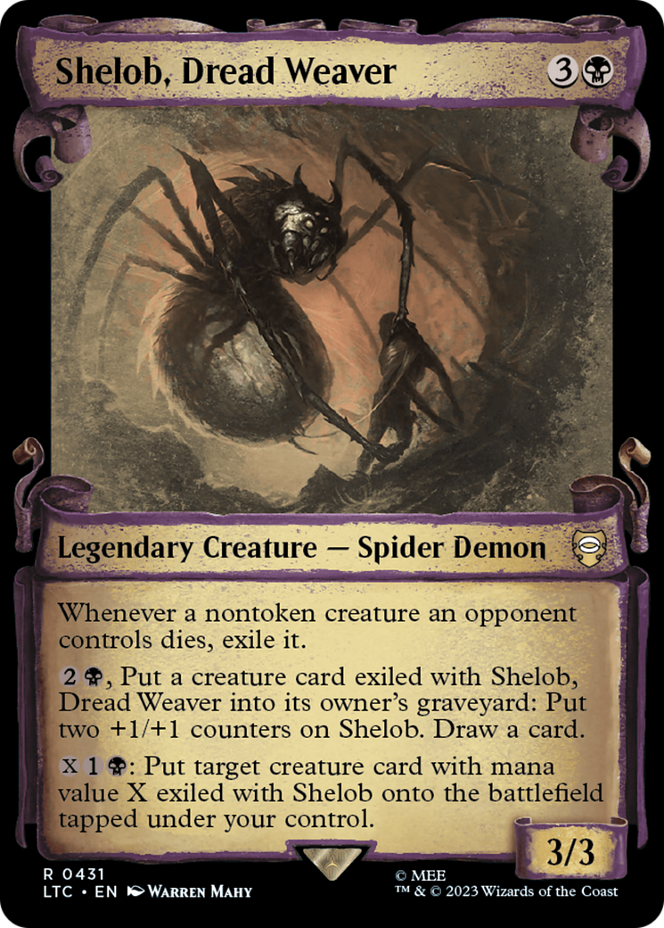 Shelob, Dread Weaver [The Lord of the Rings: Tales of Middle-Earth Commander Showcase Scrolls] | Webway Games