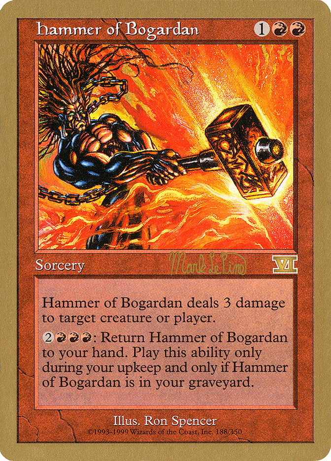 Hammer of Bogardan (Mark Le Pine) [World Championship Decks 1999] | Webway Games