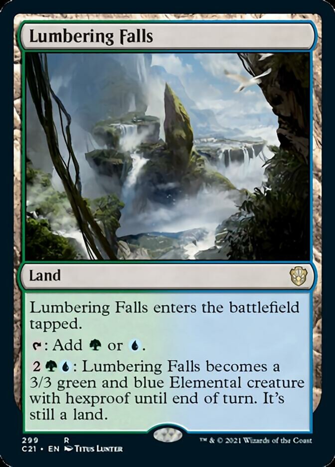 Lumbering Falls [Commander 2021] | Webway Games