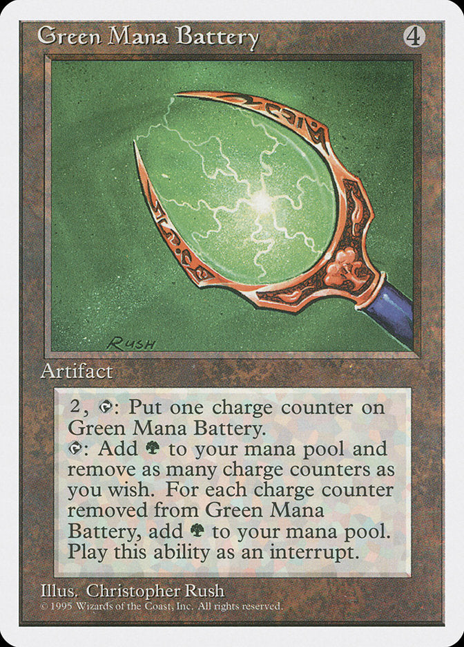 Green Mana Battery [Fourth Edition] | Webway Games