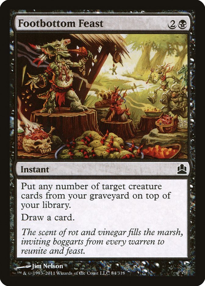Footbottom Feast [Commander 2011] | Webway Games