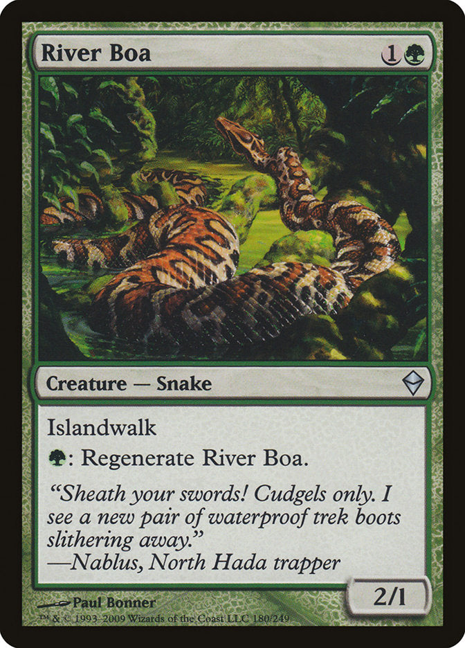 River Boa [Zendikar] | Webway Games