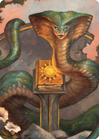 Guardian Naga Art Card [Commander Legends: Battle for Baldur's Gate Art Series] | Webway Games