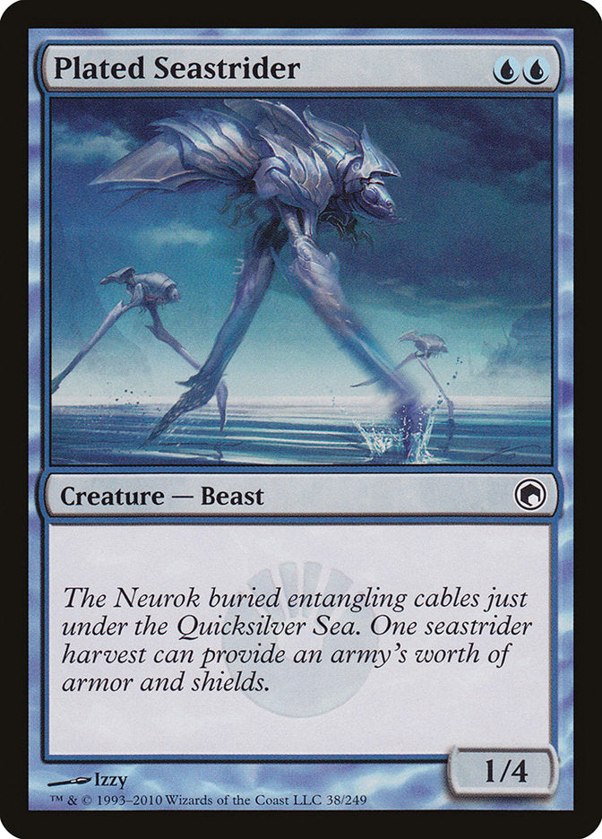 Plated Seastrider [Scars of Mirrodin] | Webway Games