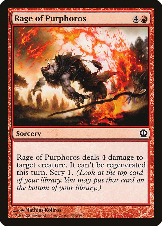 Rage of Purphoros [Theros] | Webway Games