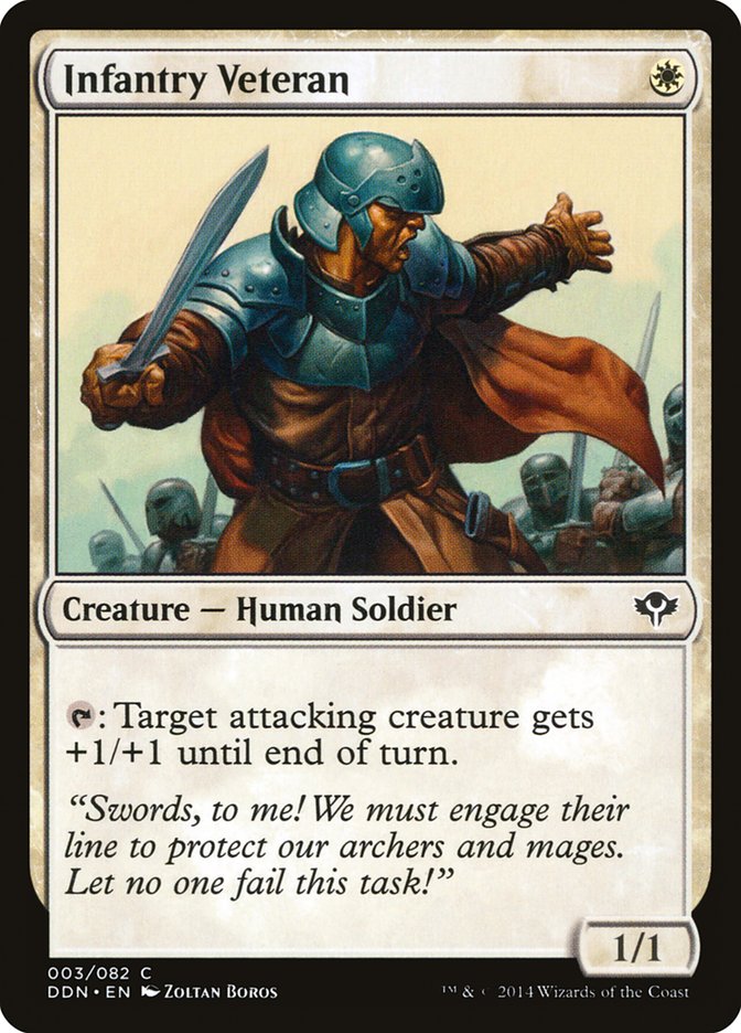 Infantry Veteran [Duel Decks: Speed vs. Cunning] | Webway Games