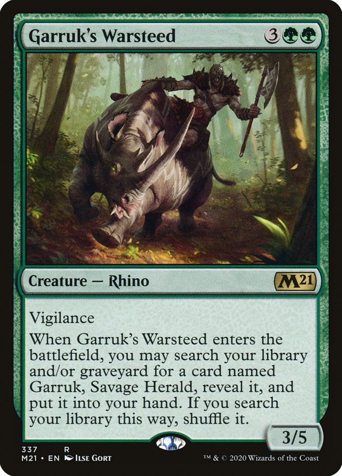 Garruk's Warsteed [Core Set 2021] | Webway Games
