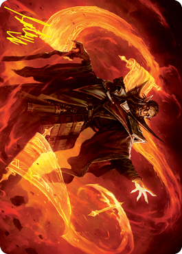 Plargg, Dean of Chaos Art Card (Gold-Stamped Signature) [Strixhaven: School of Mages Art Series] | Webway Games