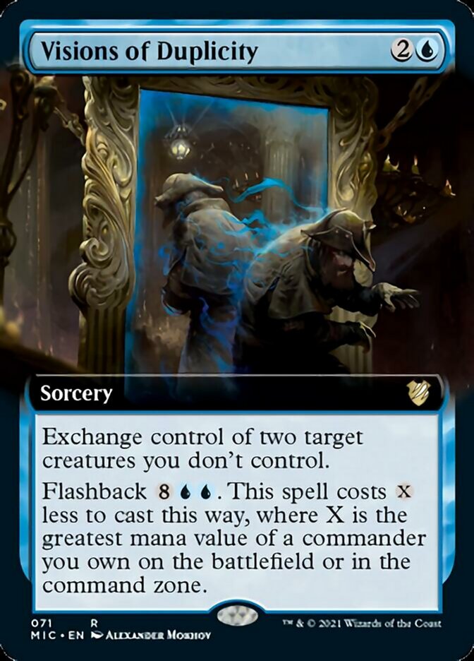 Visions of Duplicity (Extended) [Innistrad: Midnight Hunt Commander] | Webway Games