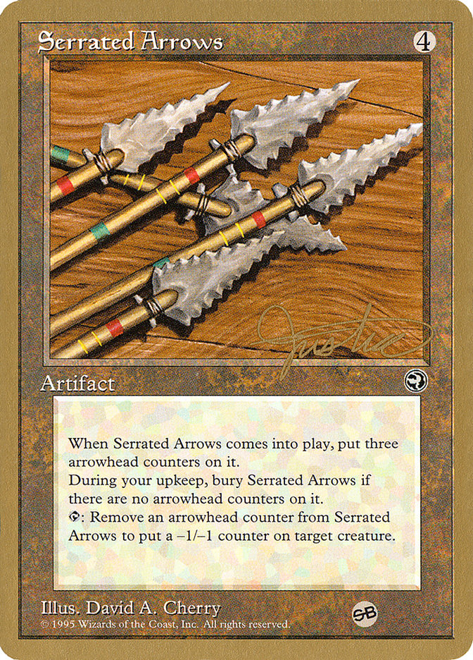 Serrated Arrows (Mark Justice) (SB) [Pro Tour Collector Set] | Webway Games