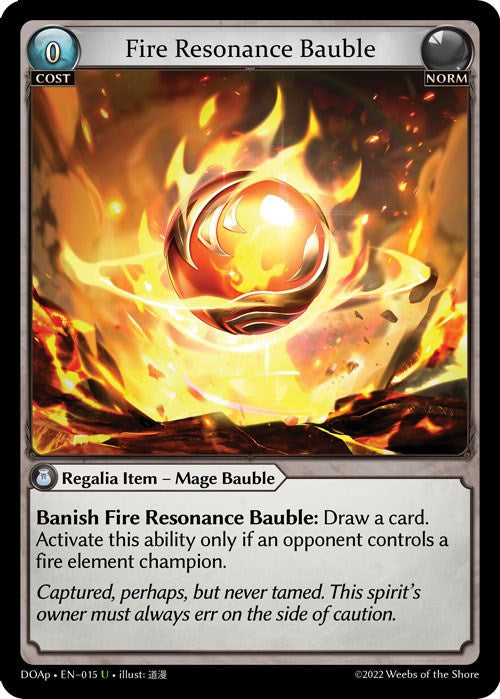 Fire Resonance Bauble (015) [Dawn of Ashes: Prelude] | Webway Games
