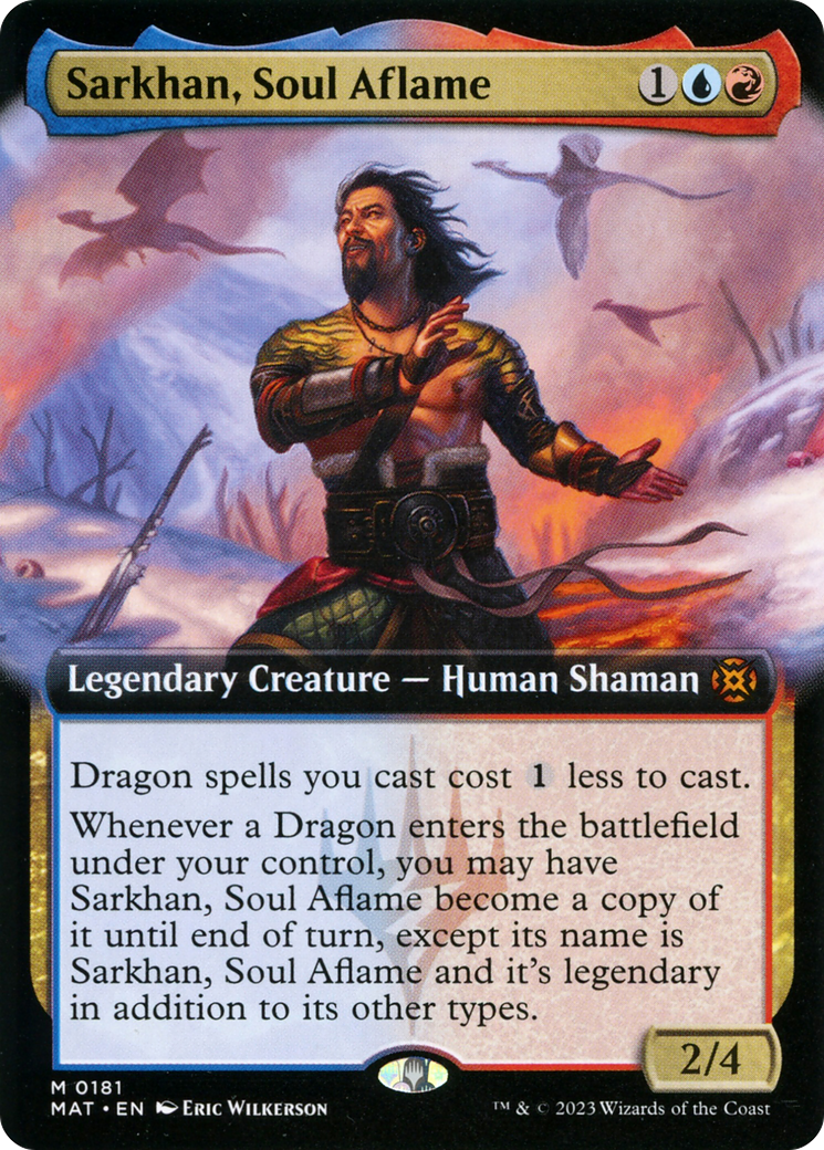 Sarkhan, Soul Aflame (Extended Art) [March of the Machine: The Aftermath] | Webway Games