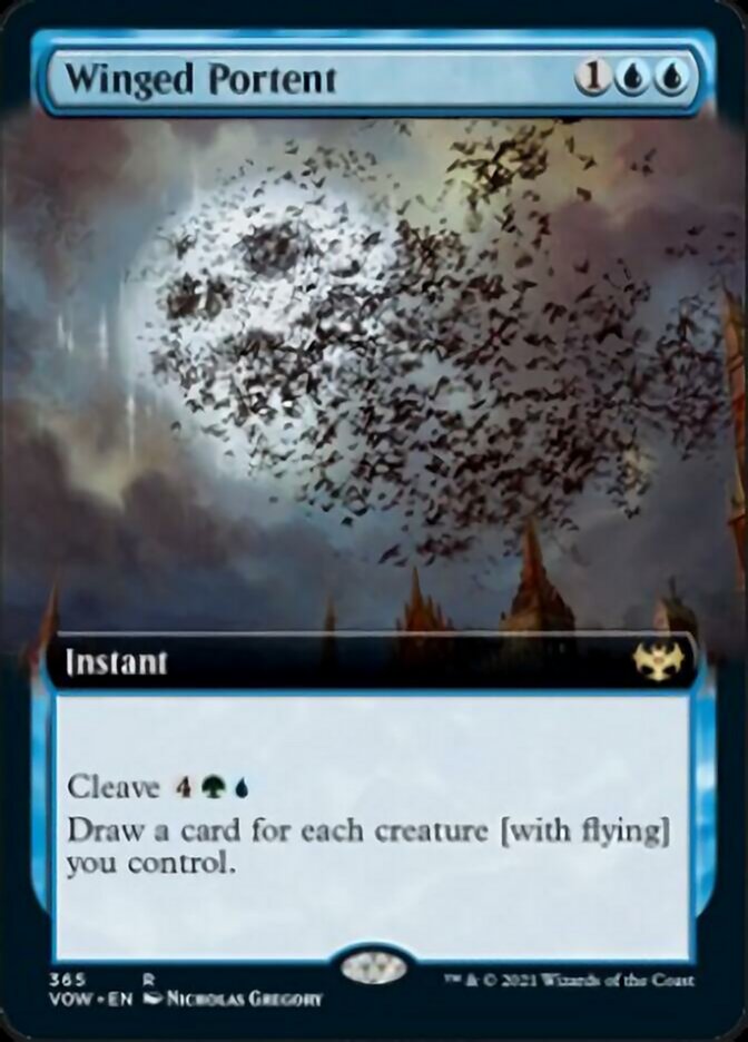 Winged Portent (Extended) [Innistrad: Crimson Vow] | Webway Games