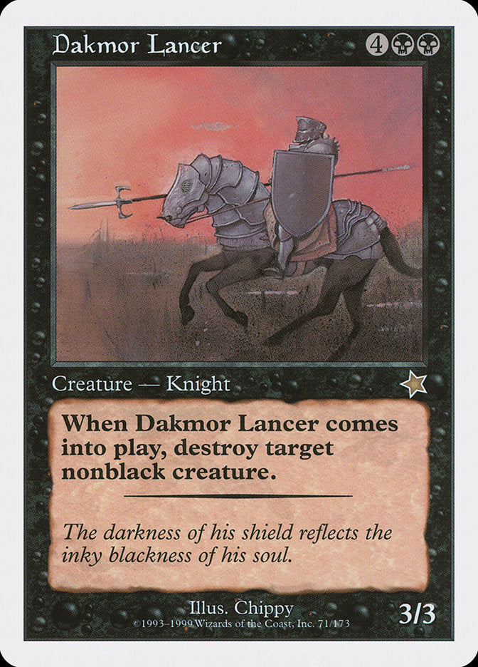 Dakmor Lancer [Starter 1999] | Webway Games