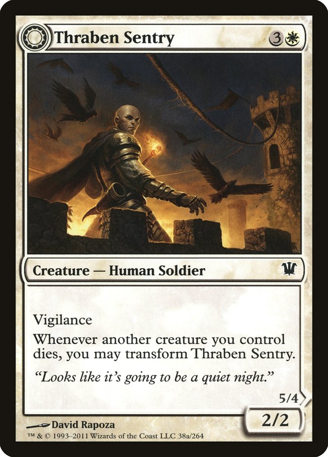 Thraben Sentry // Thraben Militia [Innistrad] | Webway Games