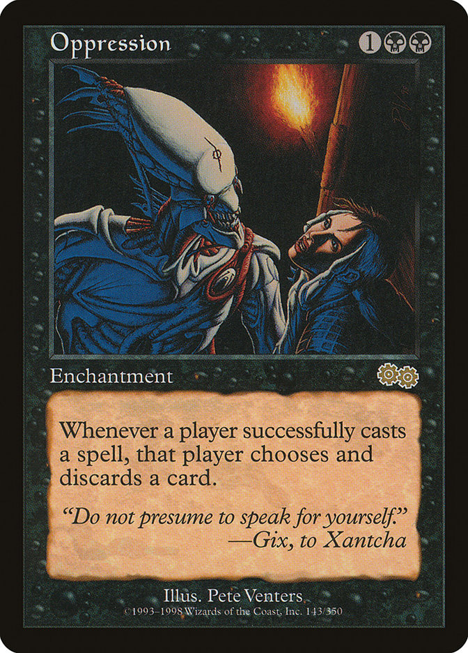 Oppression [Urza's Saga] | Webway Games