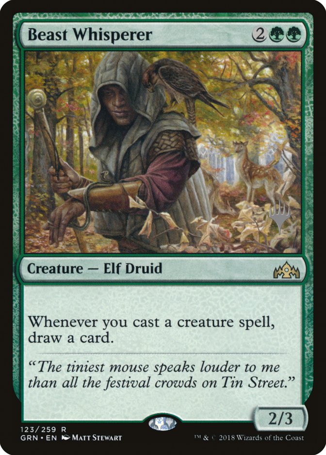 Beast Whisperer (Promo Pack) [Guilds of Ravnica Promos] | Webway Games