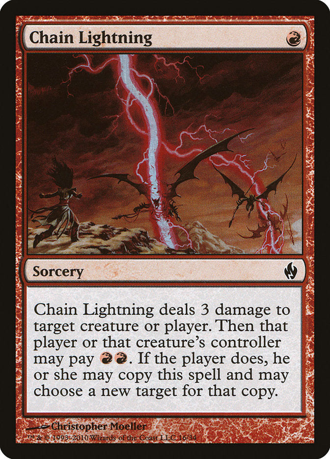 Chain Lightning [Premium Deck Series: Fire and Lightning] | Webway Games