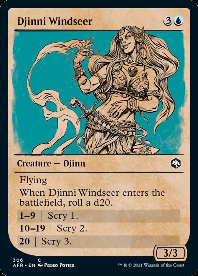Djinni Windseer (Showcase) [Dungeons & Dragons: Adventures in the Forgotten Realms] | Webway Games