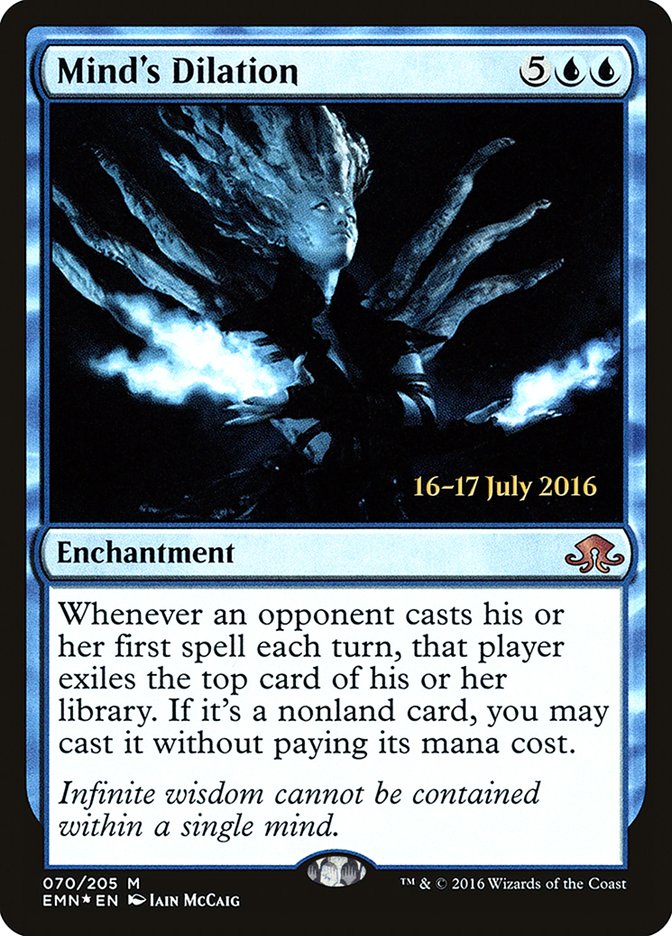 Mind's Dilation  (Prerelease) [Eldritch Moon Prerelease Promos] | Webway Games