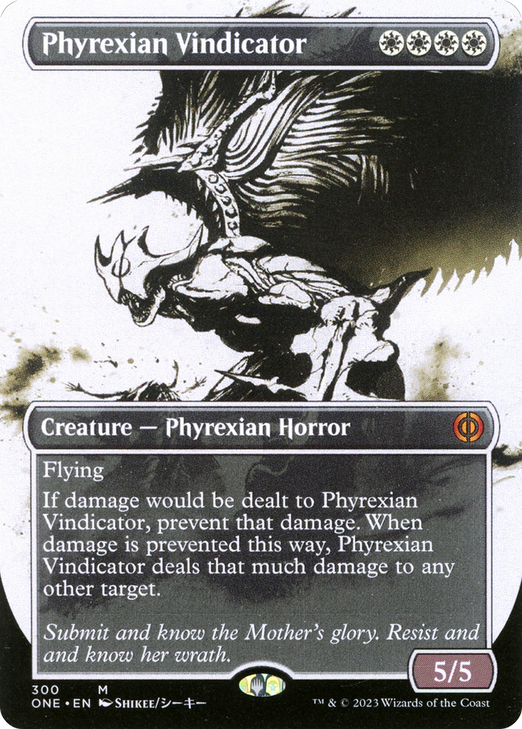 Phyrexian Vindicator (Borderless Ichor) [Phyrexia: All Will Be One] | Webway Games