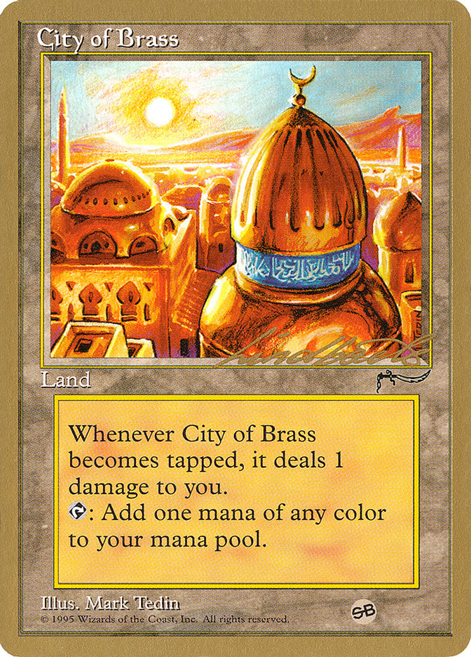 City of Brass (Leon Lindback) (SB) [Pro Tour Collector Set] | Webway Games