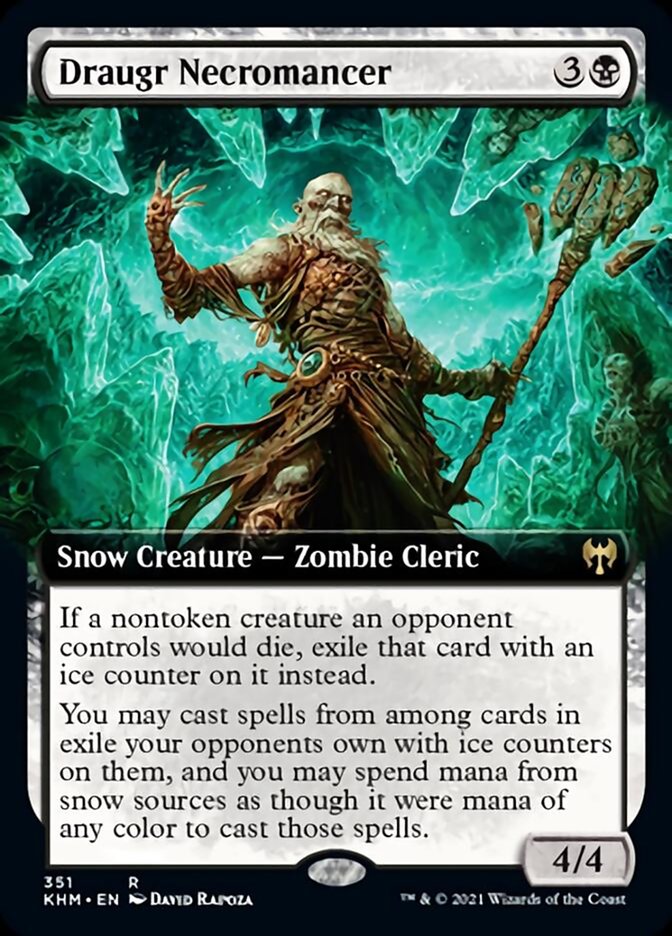Draugr Necromancer (Extended Art) [Kaldheim] | Webway Games