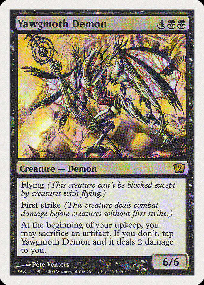 Yawgmoth Demon [Ninth Edition] | Webway Games