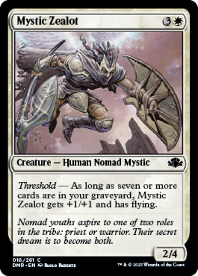 Mystic Zealot [Dominaria Remastered] | Webway Games