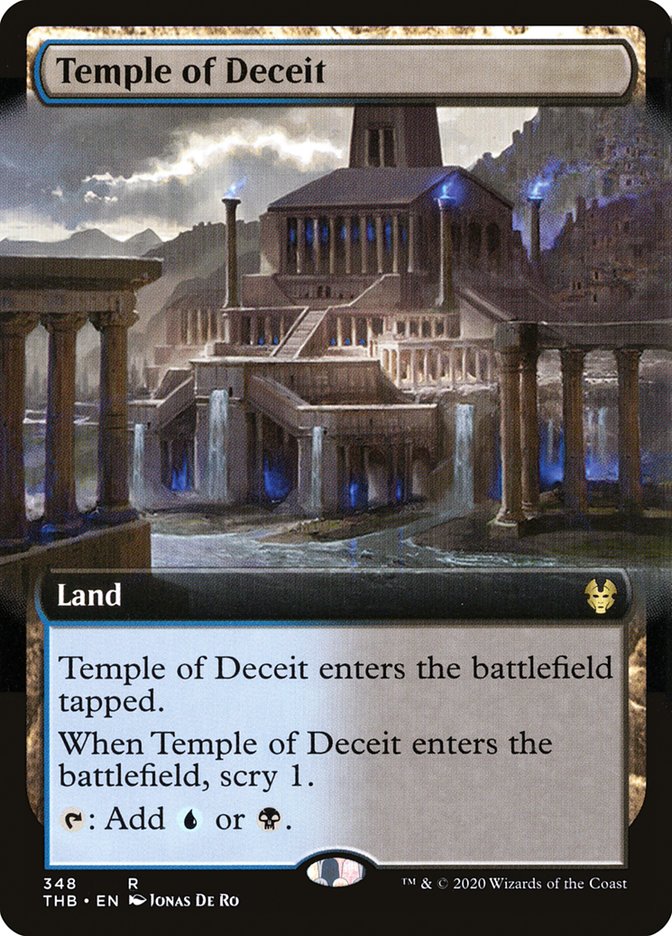 Temple of Deceit (Extended Art) [Theros Beyond Death] | Webway Games